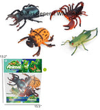 Bulk Buy 4PC Miniature Insects Play Set Wholesale