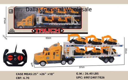 Bulk Buy Toy RC 18 Wheeler Construction Trucks Wholesale