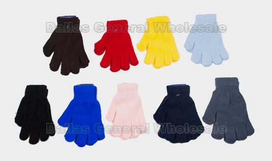 Kids Classic Fashion Full Finger Gloves Wholesale