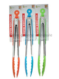 Bulk Buy Silicone Tongs w/ Stainless Steel Handle Wholesale