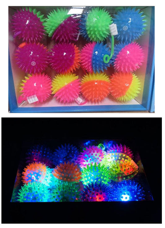 Light Up Squeaky Spike Yoyo Balls Wholesale