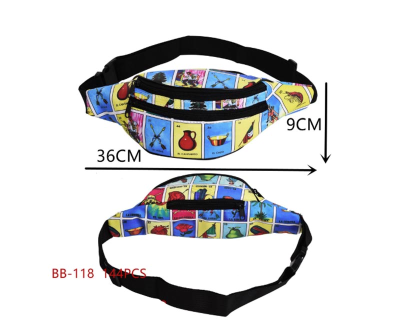 Bulk Buy Cultural Loteria Fanny Packs Wholesale