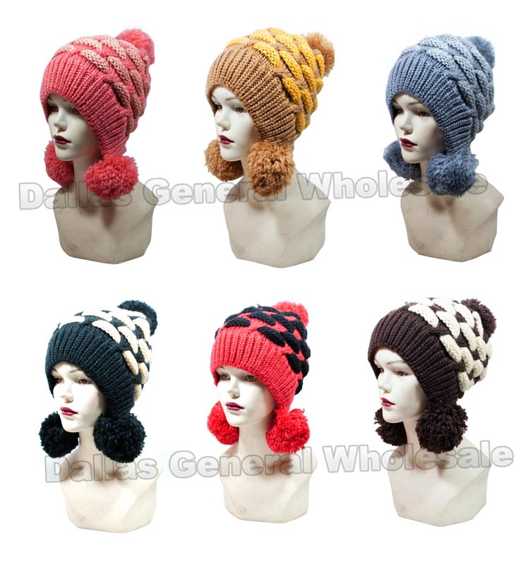 Knitted Cute Beanies Hats Wholesale