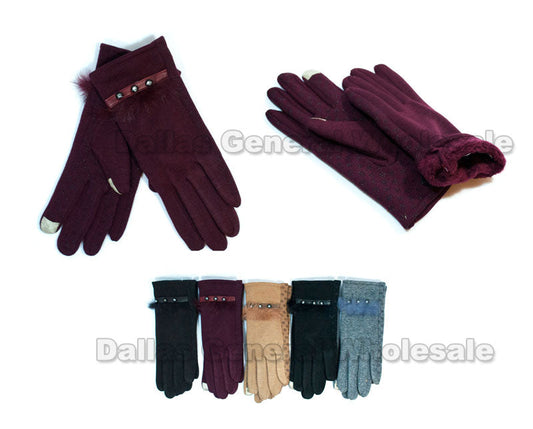 Bulk Buy Ladies Fashion Thermal Gloves Wholesale
