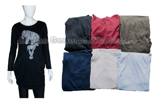 Elephant Sweater Shirts with Pockets Wholesale MOQ 12