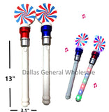 Bulk Buy Flashing Glowing Light Up Spinner Wands Wholesale