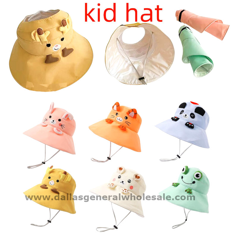 Bulk Buy Children Foldable Sun Hats Wholesale