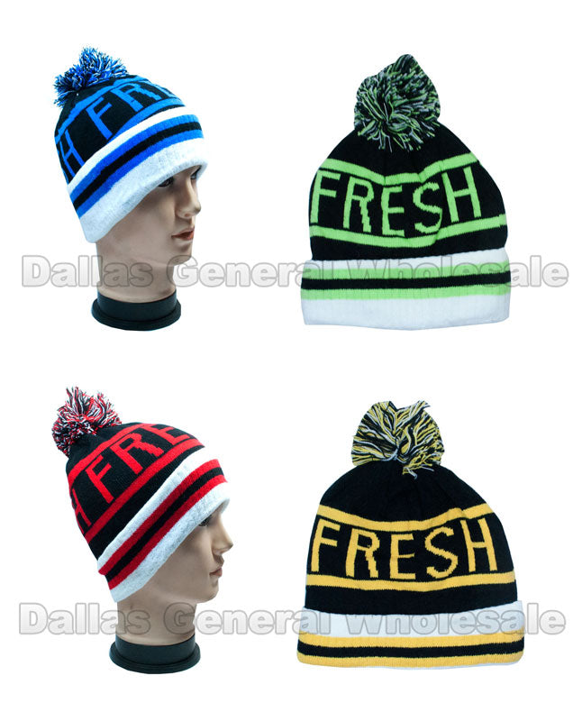 Bulk Buy Adults Knitted Skull Beanie Caps Wholesale