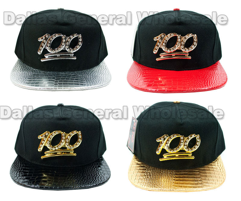 Bulk Buy "100" Trendy Snap Back Caps Wholesale