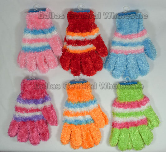 Bulk Buy Girls Cute Fluffy Gloves Wholesale