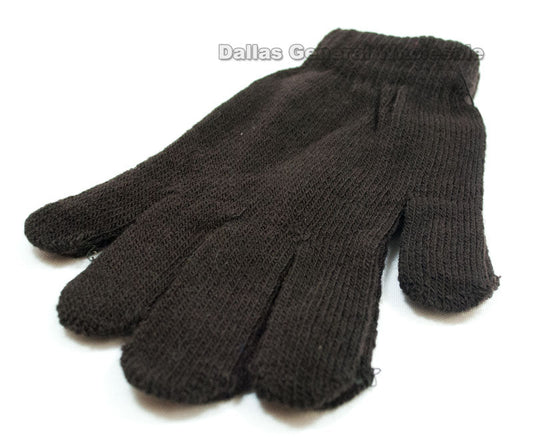 Adults Winter Knitted Gloves Wholesale MOQ 12