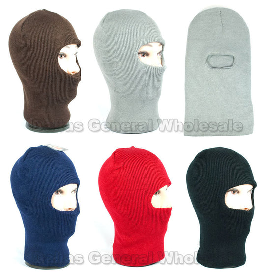 Bulk Buy 1 Hole Beanie Masks / Balaclava Wholesale