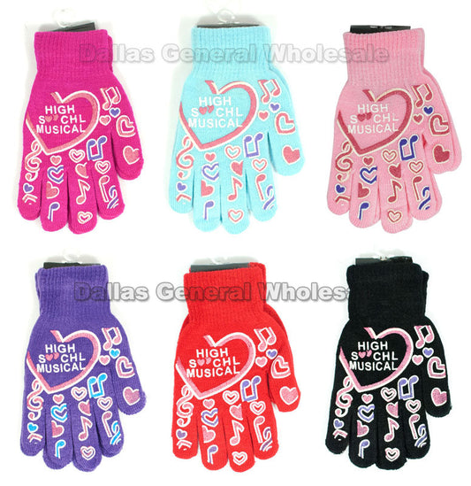 Bulk Buy Young Girls Knitted Gloves Wholesale