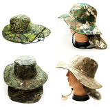 Bulk Camo Bucket Hats with Flap For Unisex