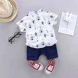 JSBlueRidge Wholesale's Casual Printed Short-Sleeved Boys Children Clothes