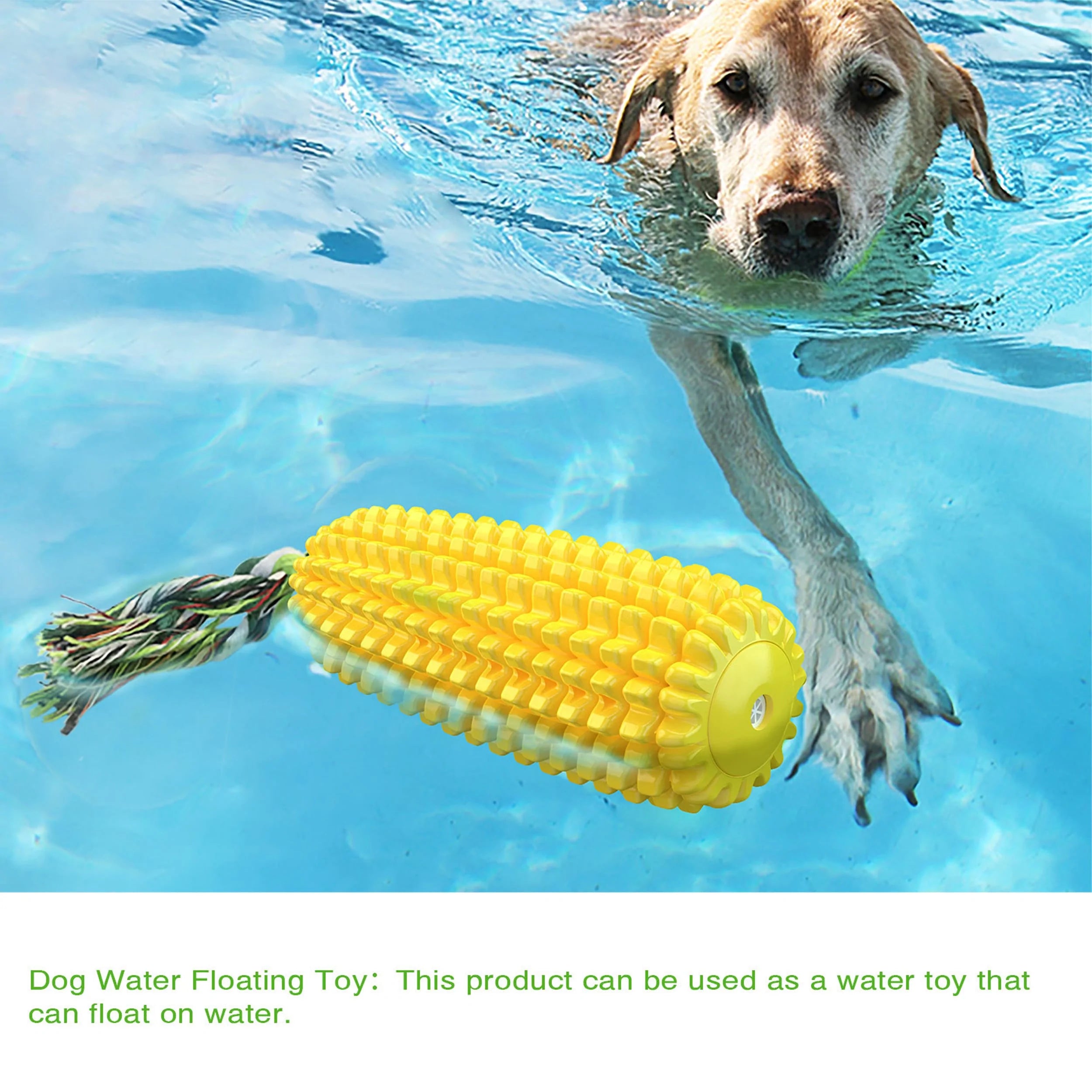 Corn Shape Dog  Chew Toy