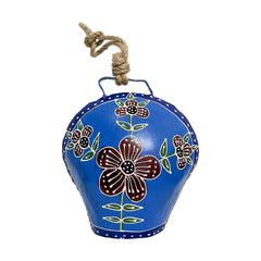 Add a Rustic Touch to Your Home Decor with Hand Painted Cow Bell Metal Decorative Assorted