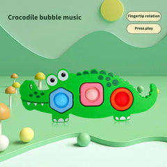 Green Crocodile Flipping Pop it Fidget Toys