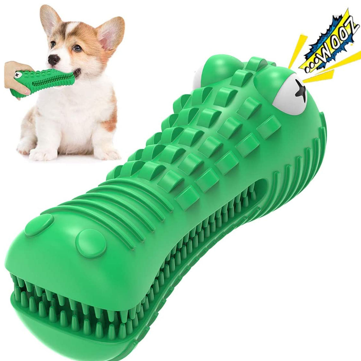 Crocodile Shaped Teething Chew Dog Toy