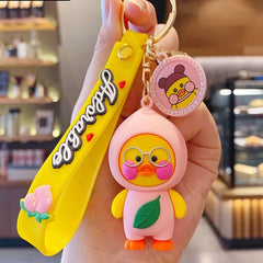 Fruit Duck Keychain Toy