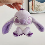 Cute Purple Soft Plush Animal Stuffed Keychains