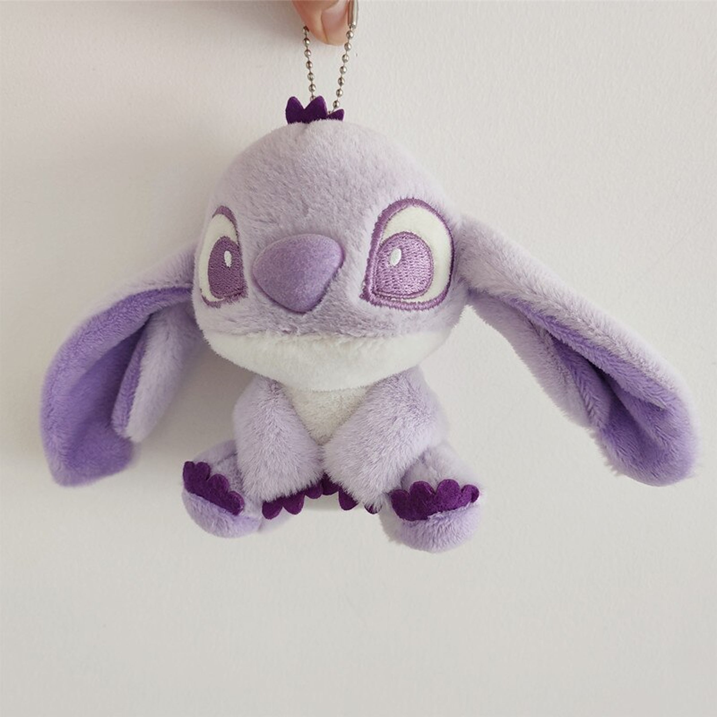 Cute Purple Soft Plush Animal Stuffed Keychains