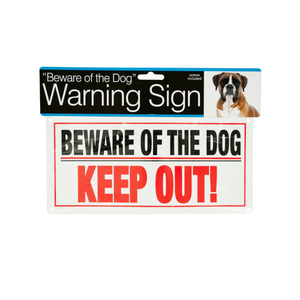 Dog Warning Sign