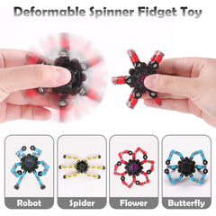 Deformable Chain Fingertip Spinner Toy