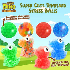 Wholesale 4 color Cute Dino Squishy Ball - Assorted