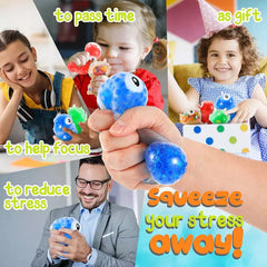 Wholesale 4 color Cute Dino Squishy Ball - Assorted