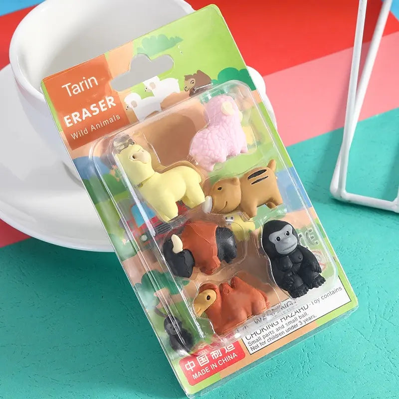 Roar with Fun! Dinosaur 3D Eraser Sets for Kids & Gifts