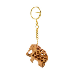Handcrafted Wooden Animal Keyring