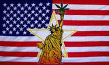 Wholesale LIBERTY USA POT FLAG (Sold by the piece)