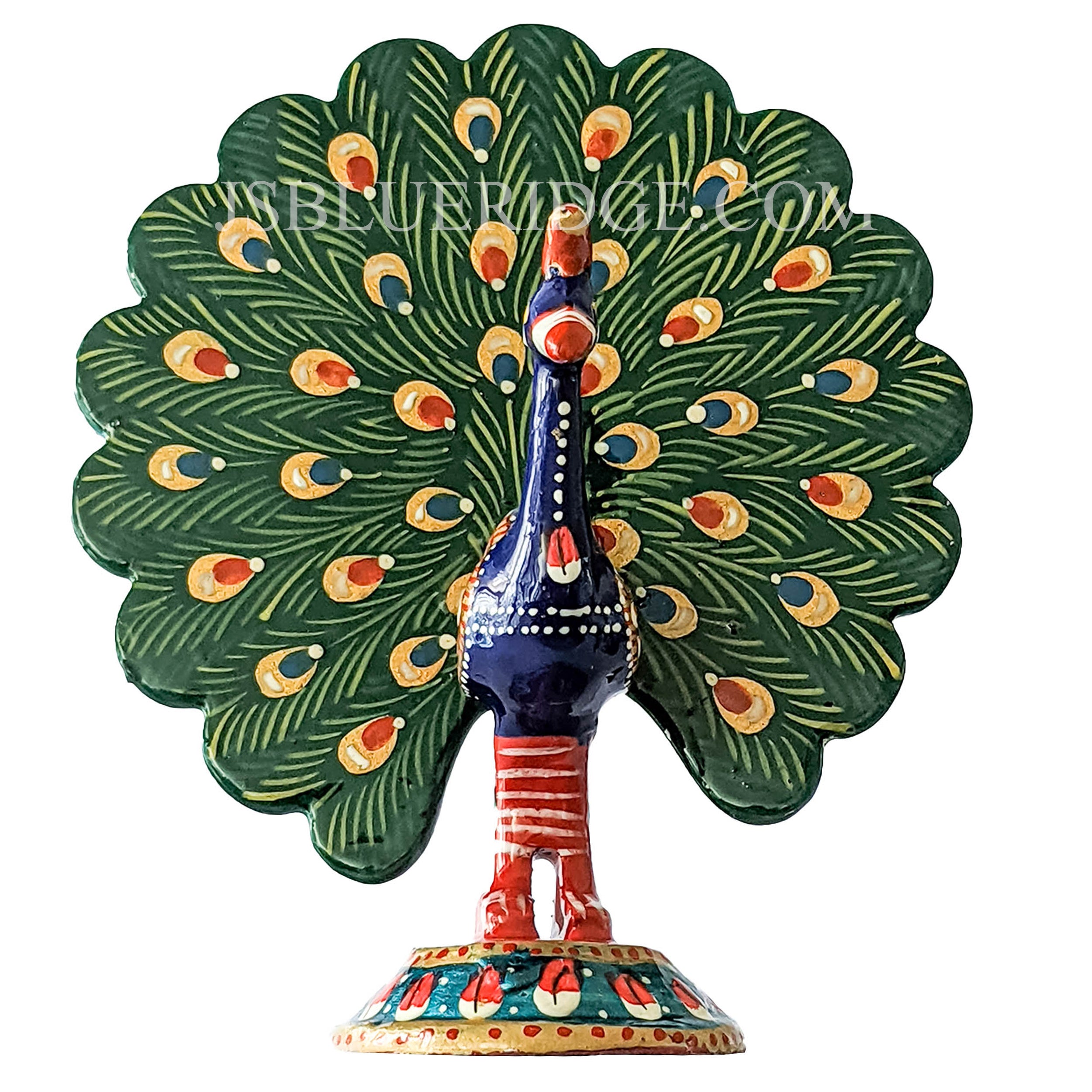 Wooden Animal Meena Statues - Assorted