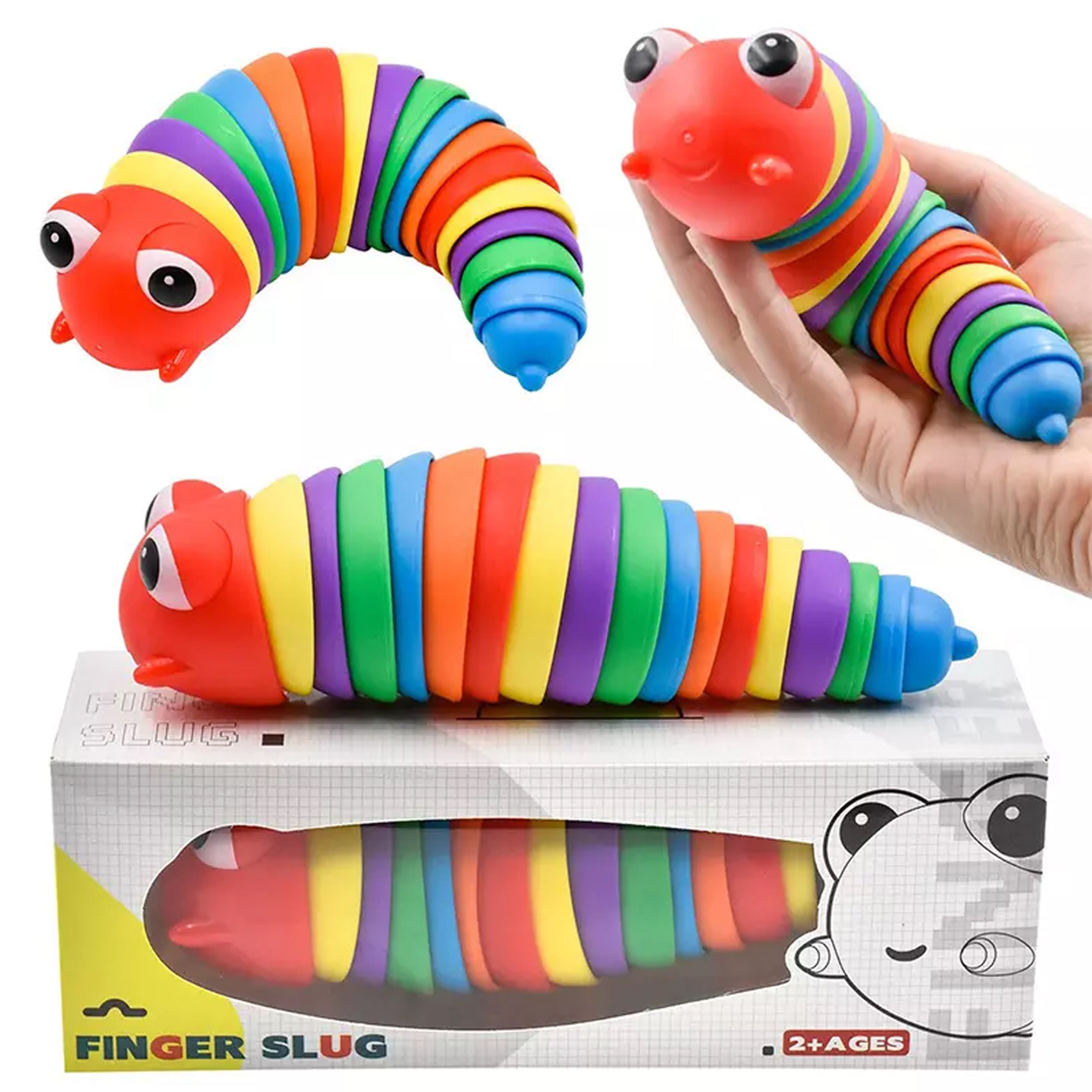 Articulated Slug Fidget Toy - The Ultimate Stress Reliever