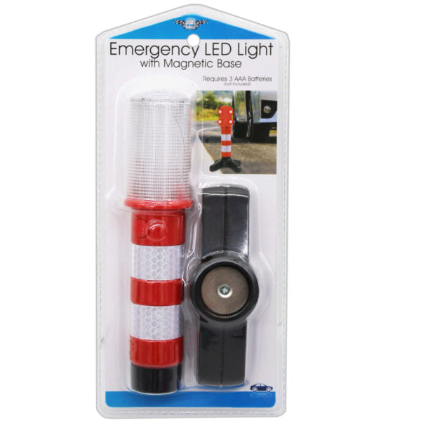 Flashing Emergency LED Light with Magnetic Base