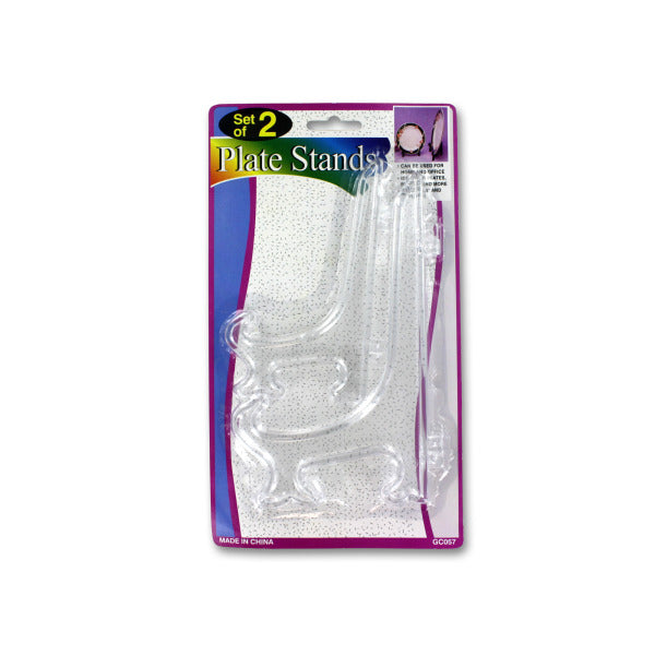 Clear Plate Stands