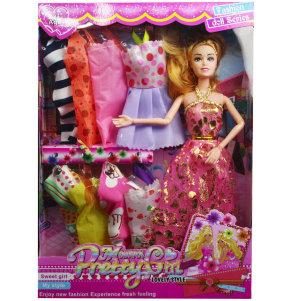 11 Moveable Fashion Doll with Extra Beauty Outfits MOQ-6Pcs, 4.8$/Pc