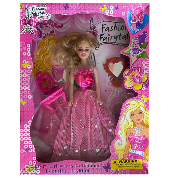 11 Fashion Gown Doll with Vanity Accessories MOQ-6Pcs, 4.88$/Pc