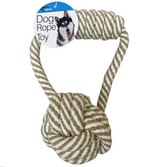 Rope Ball Pet Dog Toy With Handle