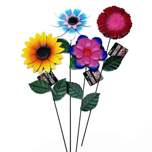 Assorted Metal Decorative Garden Flower Stake