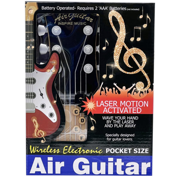 Wireless Electronic Air Guitar with Tuning Head Keys