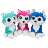 Plush Wild Husky For Kids In Bulk- Assorted 10"