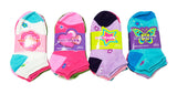 Wholesale Little Girls Low Cut Socks - Assorted