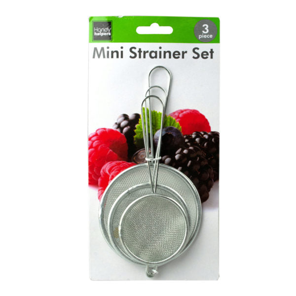 Stainless Steel Mini Strainer Set