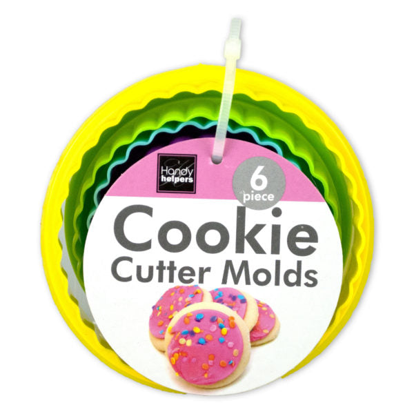 Round Flower Cookie Cutter Molds Set