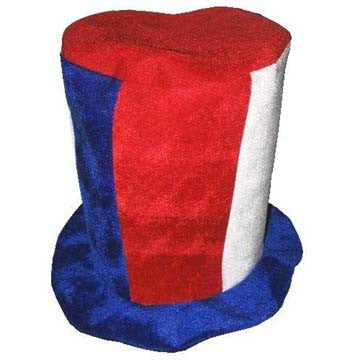 Buy TALL RED WHITE BLUE PARTY HATBulk Price