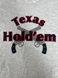 Wholesale TEXAS HOLDEM GREY SHORT SLEEVE TEE-SHIRT SIZE LARGE