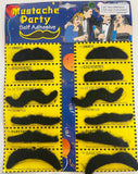 Wholesale Black Assorted Play Fake Mustaches - Instant Fun and Disguise