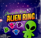 Buy Glow In The Dark Alien Adjustable Rings (sold by dozen or display of 24) Bulk Price